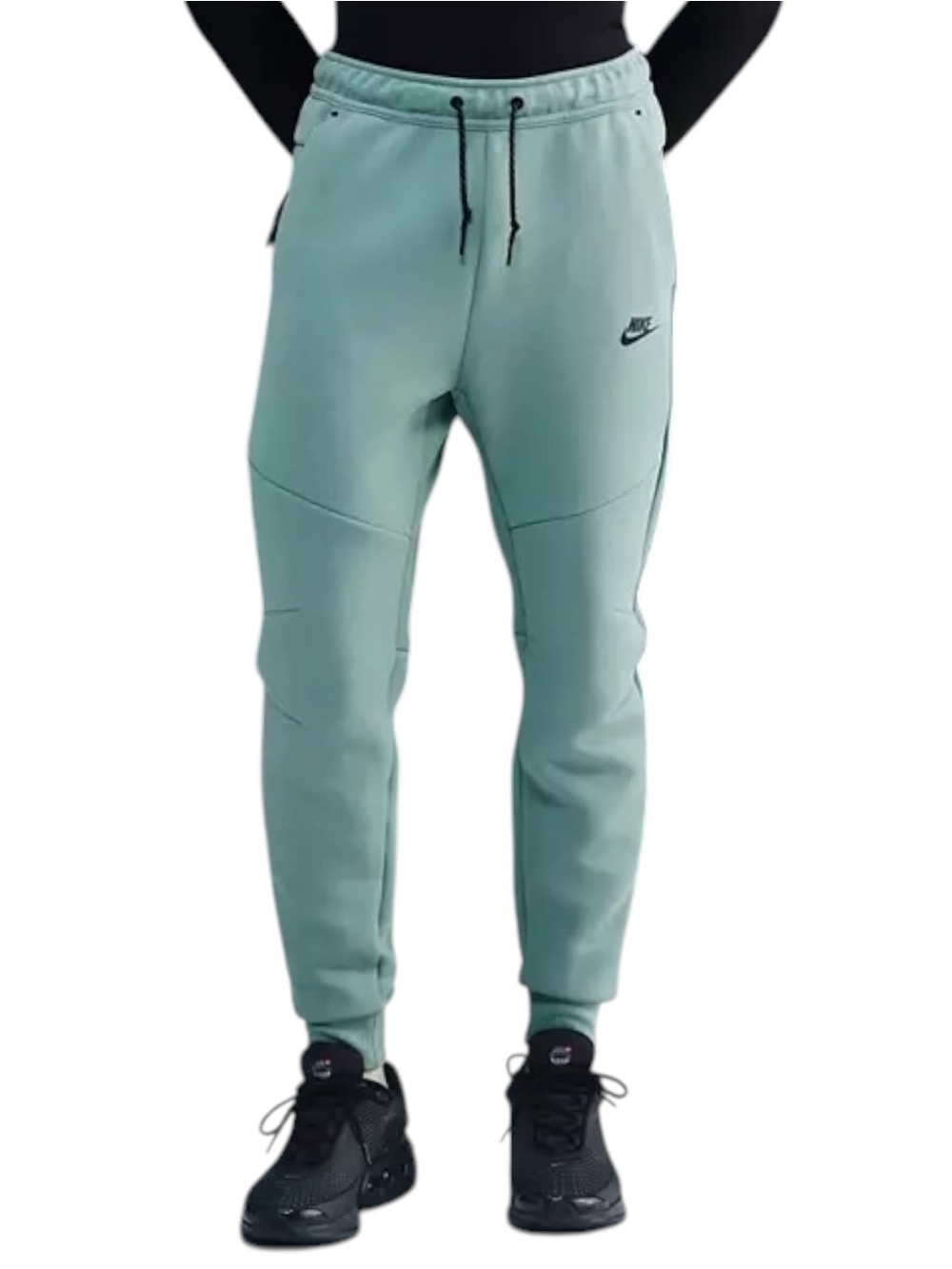 Nike Men’s Size M Cannon Blue Green Tech Fleece Joggers Sweatpants